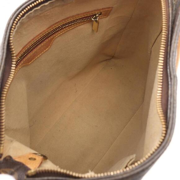 LOUIS VUITTON Authentic Brown Monogram Leather Looping GM Shoulder Bag - Picture 4 of 11